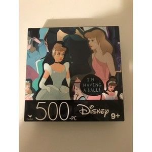 NEW Disney Princess 500 Piece Jigsaw Puzzle - Cinderella I'm having a ball 11x14